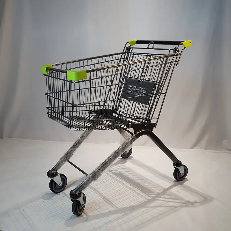 Оптовая супермаркетная тележка для хранения корзины для хранения торговых торговых центров Tally Tally Tally Trolley удобно и практично