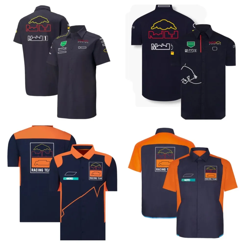 F1シャツ2022チームドライバーTシャツメンズカスタムモータースポーツシャツ