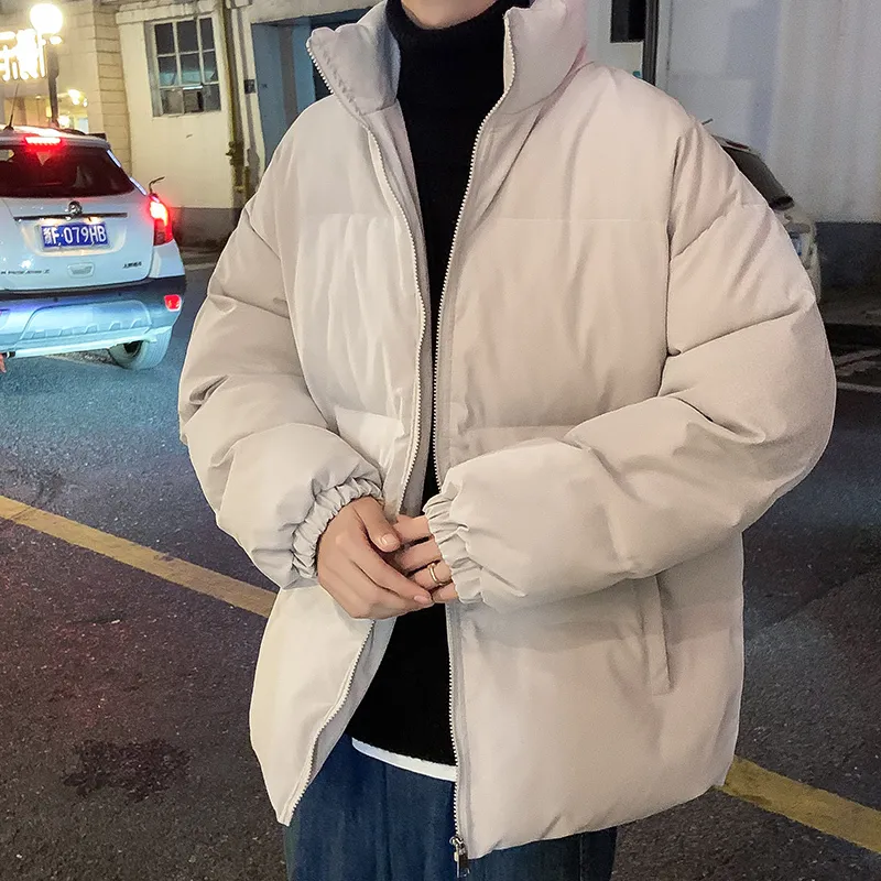 Men S Down Parkas Streetwear Harajuku Warm Winter Men Solid Casual Cold Jacket Oversize Women S Coats 221205