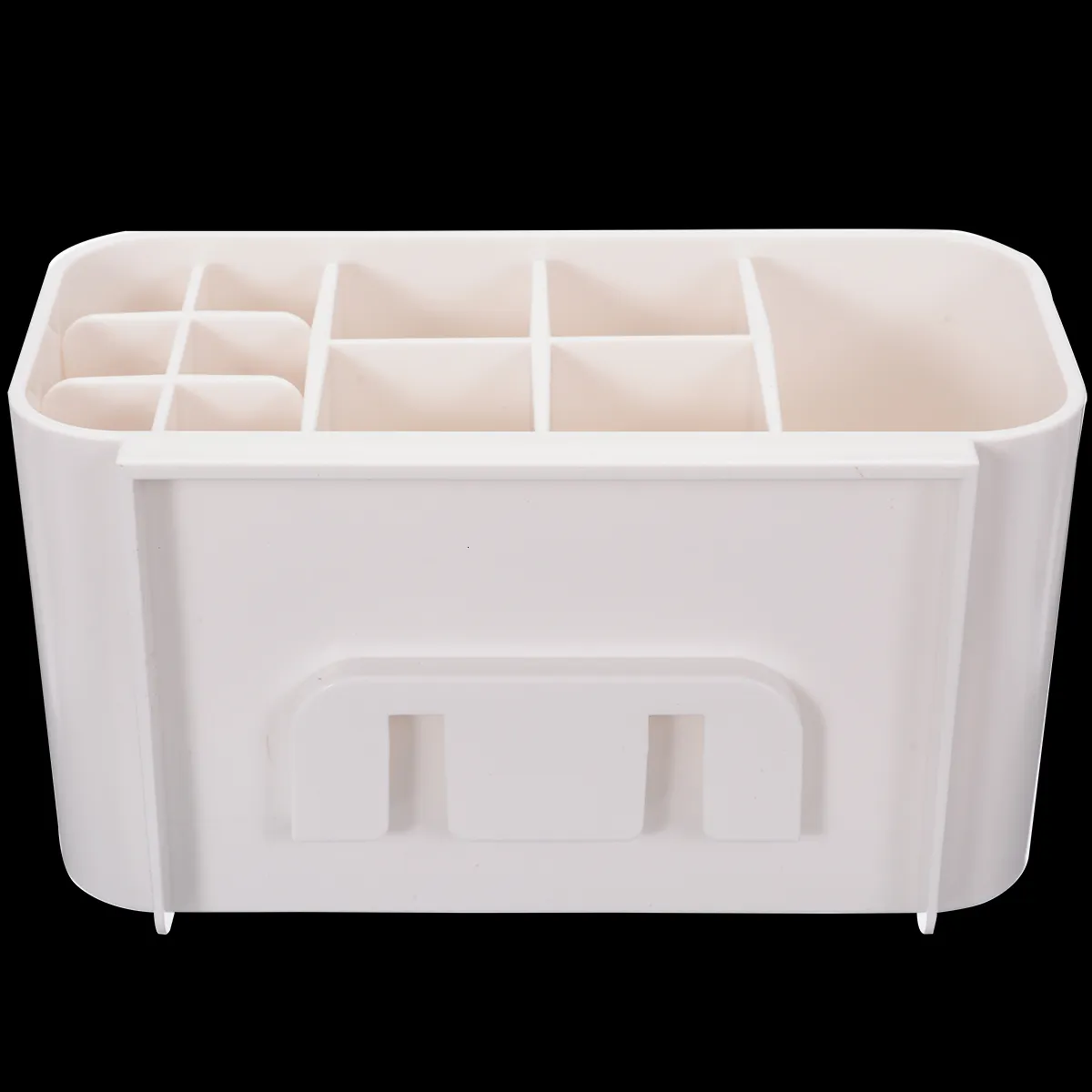 Home Electric Toothbrush Toothpaste Holder White Plastic Detachable Bathroom Toothpaste Holder Storage Rack Box Bin Organizer