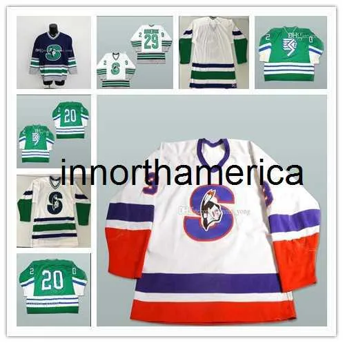 Customized Men's Vintage Springfield Ma Indians Embroidery Hockey Jerseys Snoop Dogg All Stitched Uniforms Wholesale Size S-3XL Good Quality