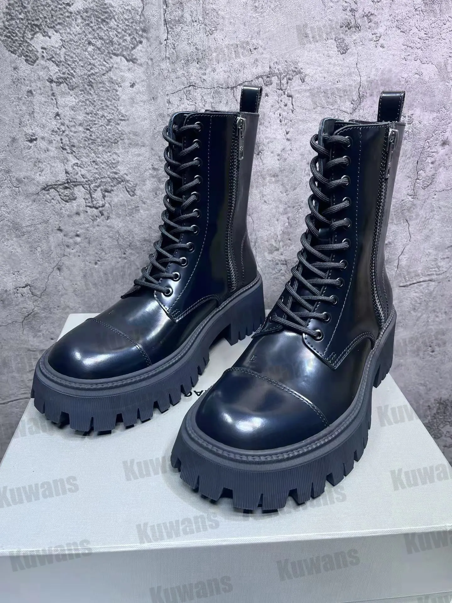 Balenciaga Black Tractor 20MM Boot