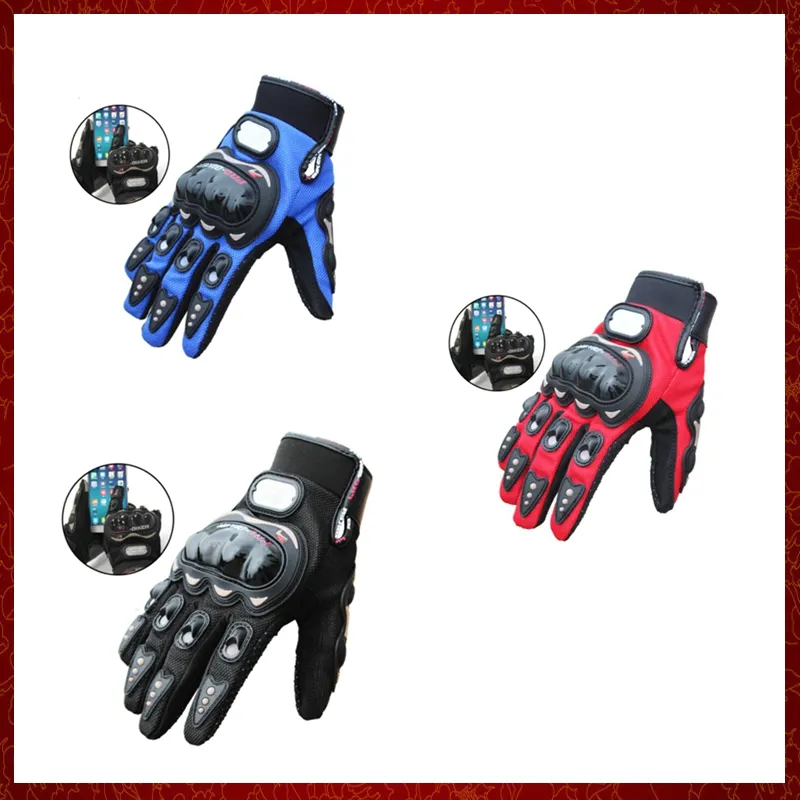 ST938 Pekskärmhandskar Motorcykelhandskar Wintersummer Motos Luvas Guantes Motocross Protective Gear Racing Gloves