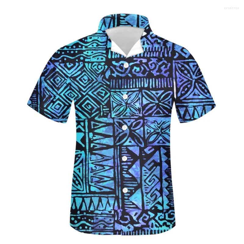 Camisas casuais masculinas Camisa de praia havaiana masculina impressão de tapa havaí tapa de manga curta química homme verão férias férias top