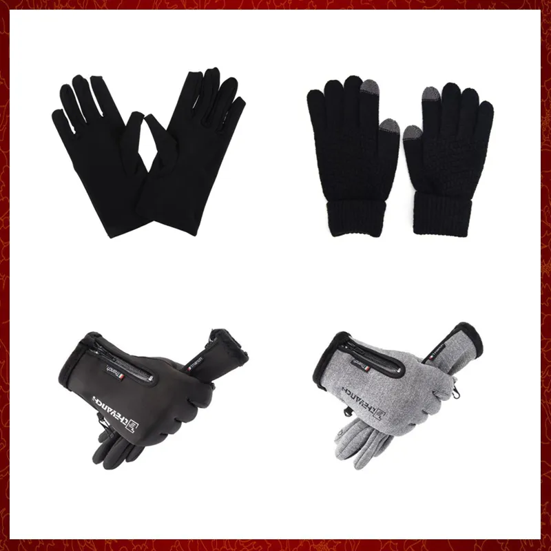 ST946 Мотоциклетные перчатки Moto Gloves Зимние тепловые флисовые выровненные зимние водонепроницаемые сенсорный экран.