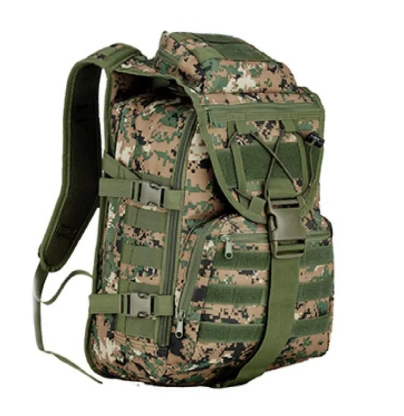 40L MILITAIRE TACTICAL SPORT RACKACK MANNEN LEGER Assault Bag Molle System Match Schoolbag Outdoor Satchel Mountaineering Bagpack