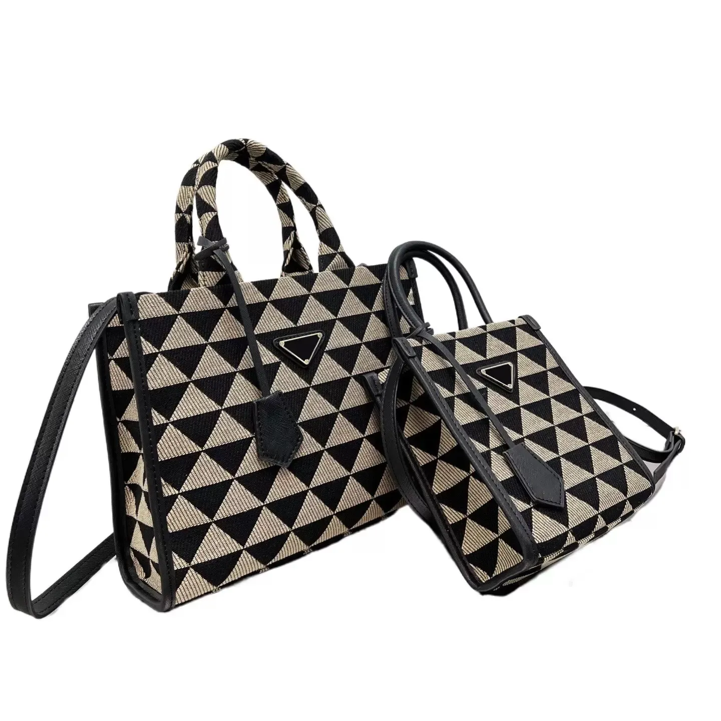 Dreieck Einkaufstaschen Designer Mode Telefon Umhängetasche Umhängetasche Frauen Tote Streifen Luxus Handtasche Leinwand mit