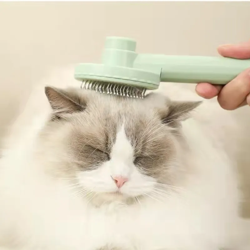 Curated visual reference: Picture Idea: Premium Pet Grooming Brush Self Cleaning Slicker For Dogs Cats