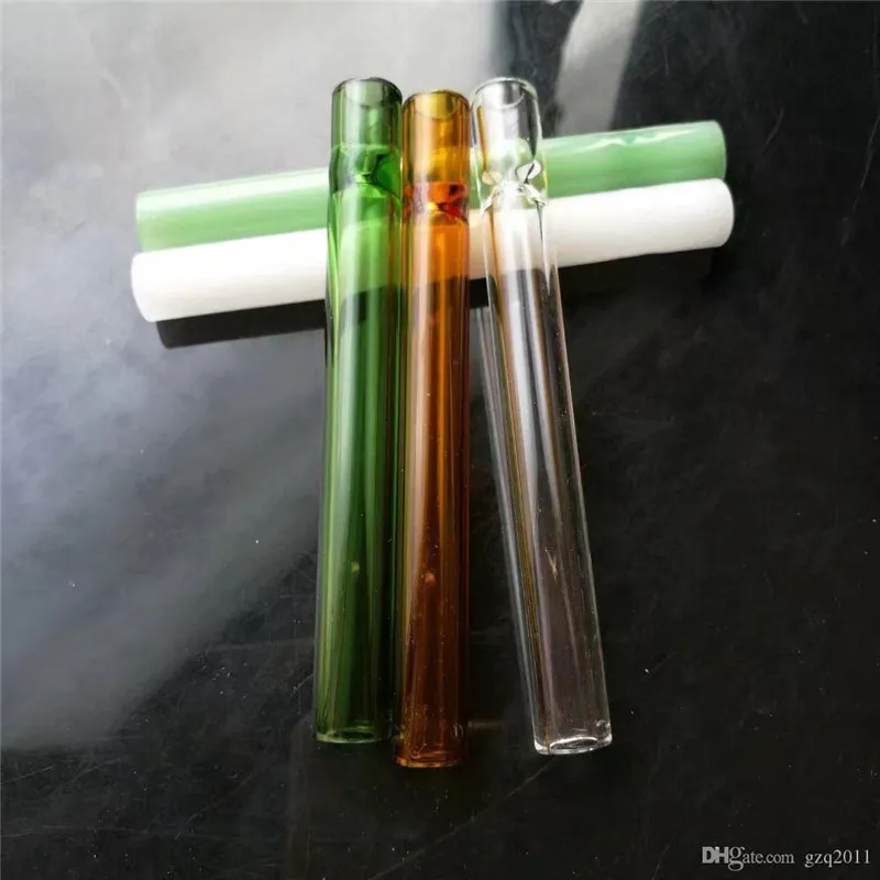 Hookahs color glass suction mouth Wholesale Glass Bongs Accessories Water Pipe Smoking