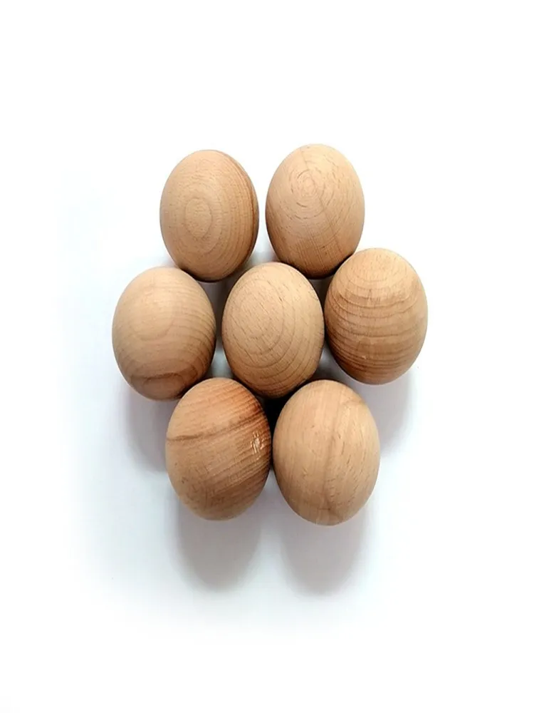 Andere kunsten en ambachten 2 inch houten ronde kogelzak van 2 onafgemaakte natuurlijke hardhoutballen gladde berkballen voor doe -het -zelfprojecten glad