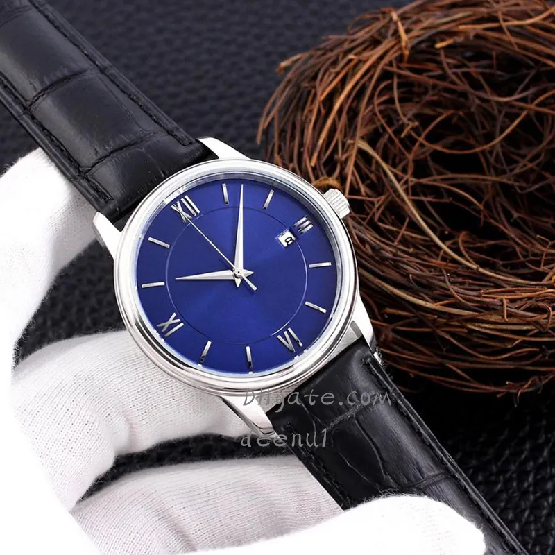 Luksusowe automatyczne designerskie pasy zegarek klasyczny stalowy tarcza 38 mm zegarki Luminous Sapphire Sapphire Montre de luks Aaa zegarki