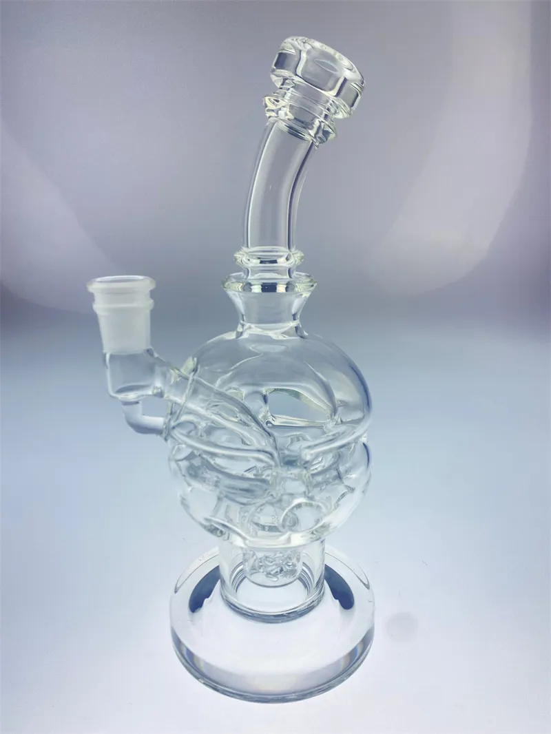 Bong da fumo Portauova in vetro rig 14mm giunto nuovo design benvenuto su ordinazione