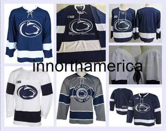 Jersey de hóquei da faculdade 13 Nikita Pavlychev 14 Nate Suchese 17 Evan Barratt 18 Brett Murray 19 Derian Hamilton Sewn