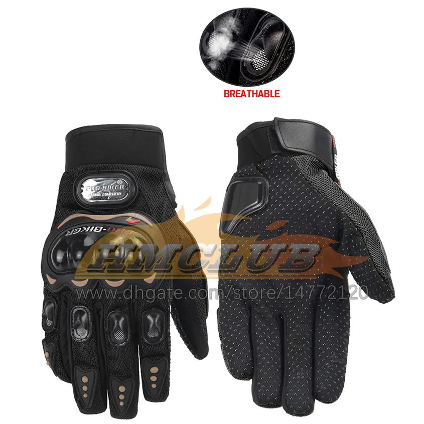  Cómodo pantalla táctil motocicleta guantes Luva