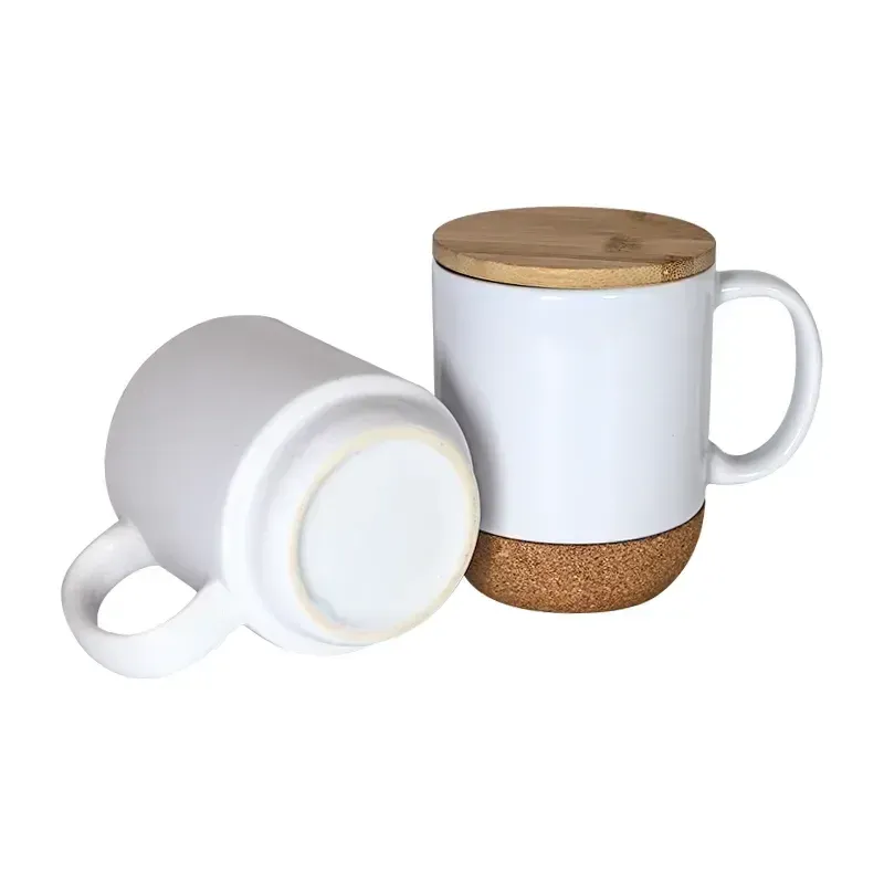 14oz Sublimation Handle Wooden Mug With Wooden Bottom&Lid 400ml Heat  Transfer Ceramic Cups White Blank Coffee Mug From Officesupply, $3.84