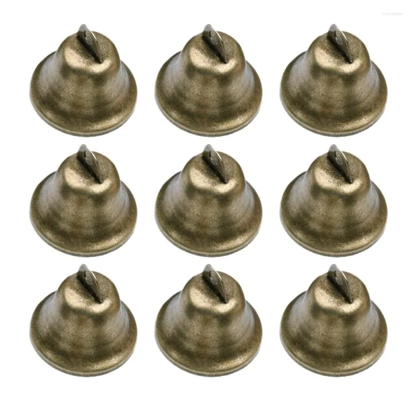 Christmas Decorations 20pcs DIY Accessories 38mm Bronze Bell Copper Rattle Party Decor