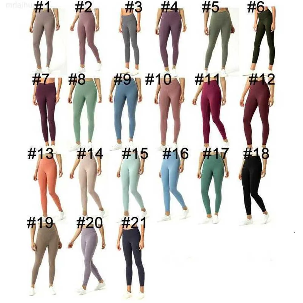 femmes leggings designers yoga femmes leggings pantalon taille haute 32 couleurs sports gym wear legging classique luxes élastique fitness dame