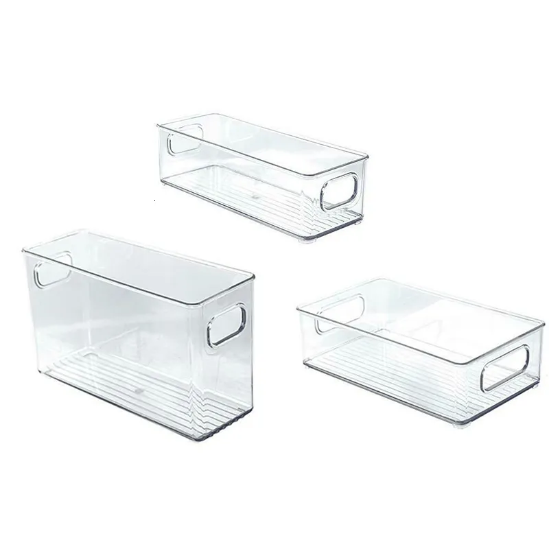 Contenedores Apilables Alimentos MineSign Paquete De 4 Cajones Apilables Para Nevera, Contenedores De Almacenamiento Extraíbles Con Asa, Contenedor De Organizador Cocina Práctico
