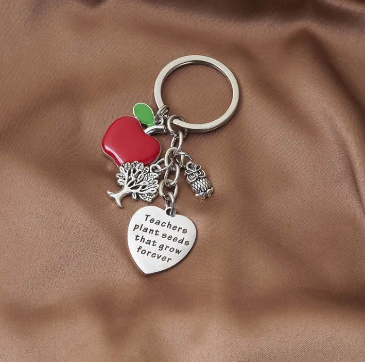 Stainless Steel key chain teacher party favor approval new teacher graduation season gift SN4254