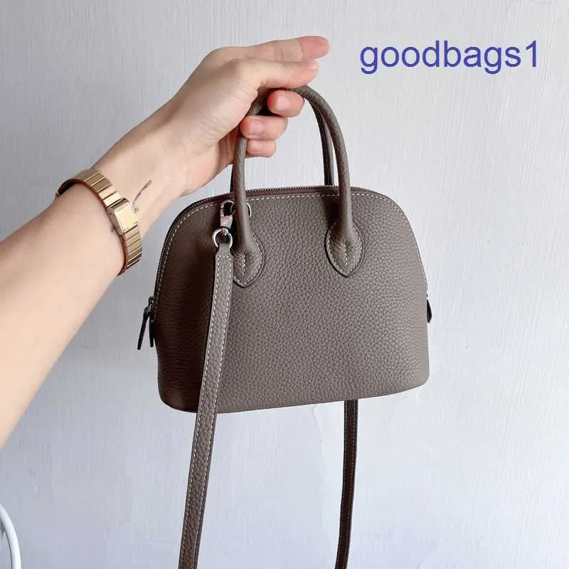 Herme Bolide Bag for Women Online Outlet 2022 Ny mode äkta läderskalväska Kvinndesigner Högkvalitativ minihandväska Luxu