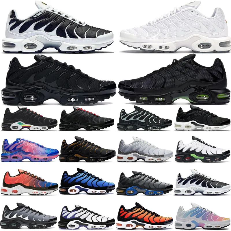 Chaussures de course Femme Trainer Sports Sneakers Triple Blanc Black Hyper Blue Purple Breathable Mens Oreo Trainers Men Taille 36-46