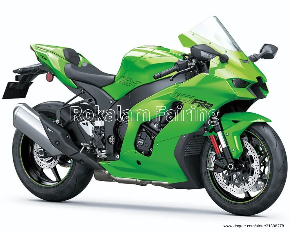 Todas as carenagens verdes para Kawasaki Ninja ZX-10R 2021 2022 2023 ZX10R 22 22 23 ZX 10R ABS Bodywork