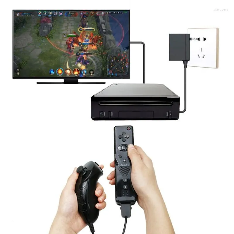 Game Controllers Wireless Controller For Wii Gamepad Built-in Motion Plus Remote With Nunchuck Controle Joystick