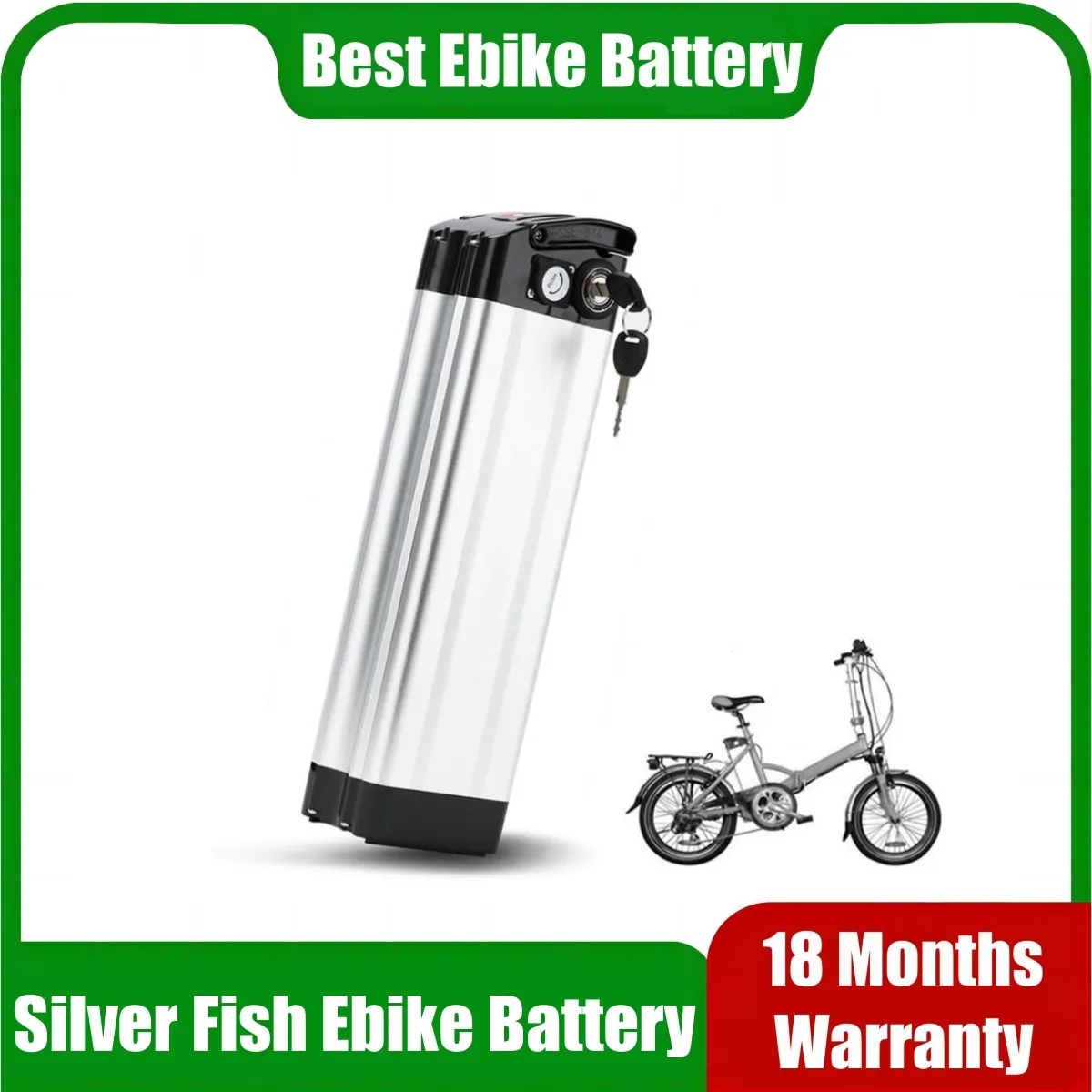 ebike 배터리 48V 21AH Silverfish Lithium 이온 17.5AH 48 볼트 1000W 배터리 13S7P 전기 배터리 접이식 E 자전거 시티 자전거