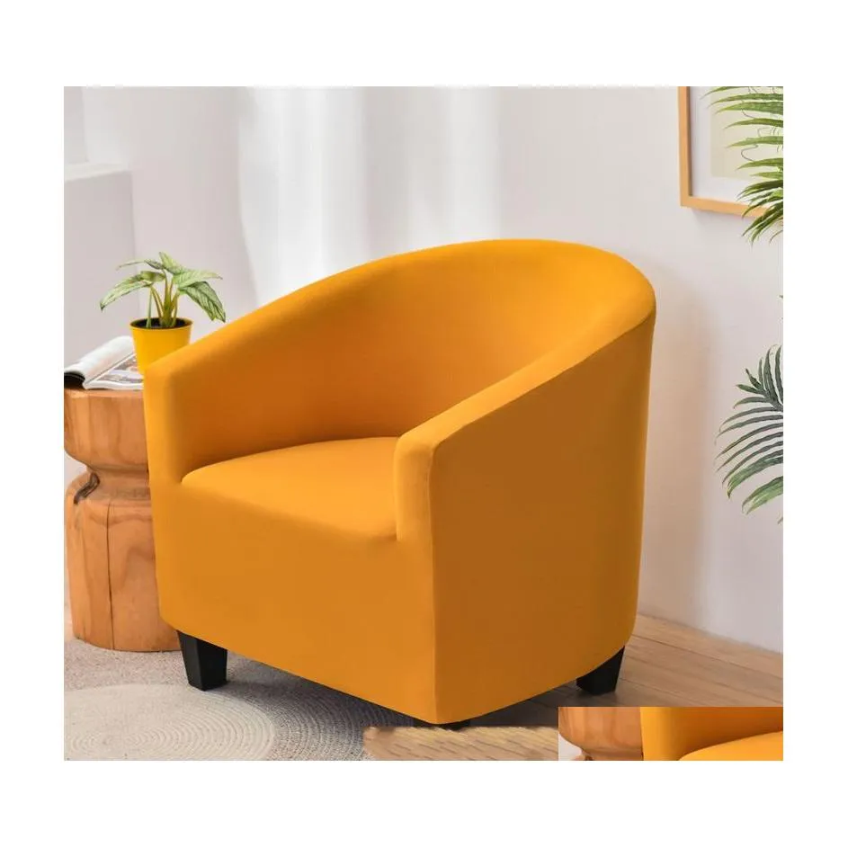 Pokrywa krzesła 6590 cm stałe krzesło kolorowe ers spandex sofa er relaks stretch single feater klubowa kanapa sliper salon sprężyste fotelik DHT91