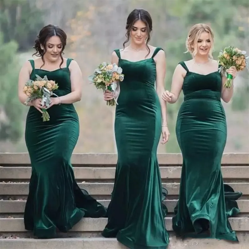 princess polly baby blue dress Long Sleeve Mermaid Bridesmaid Dresses Dark Green Velvet Formal Gown From  Chicweddings, $89.75