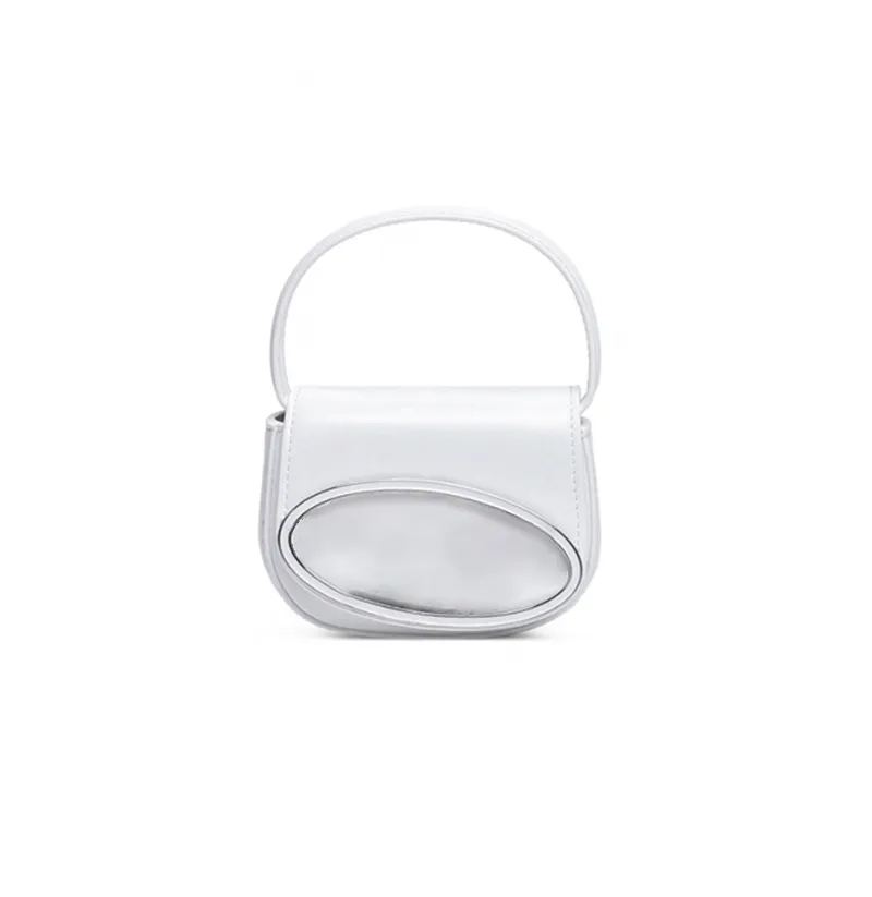Mini white top tote bag