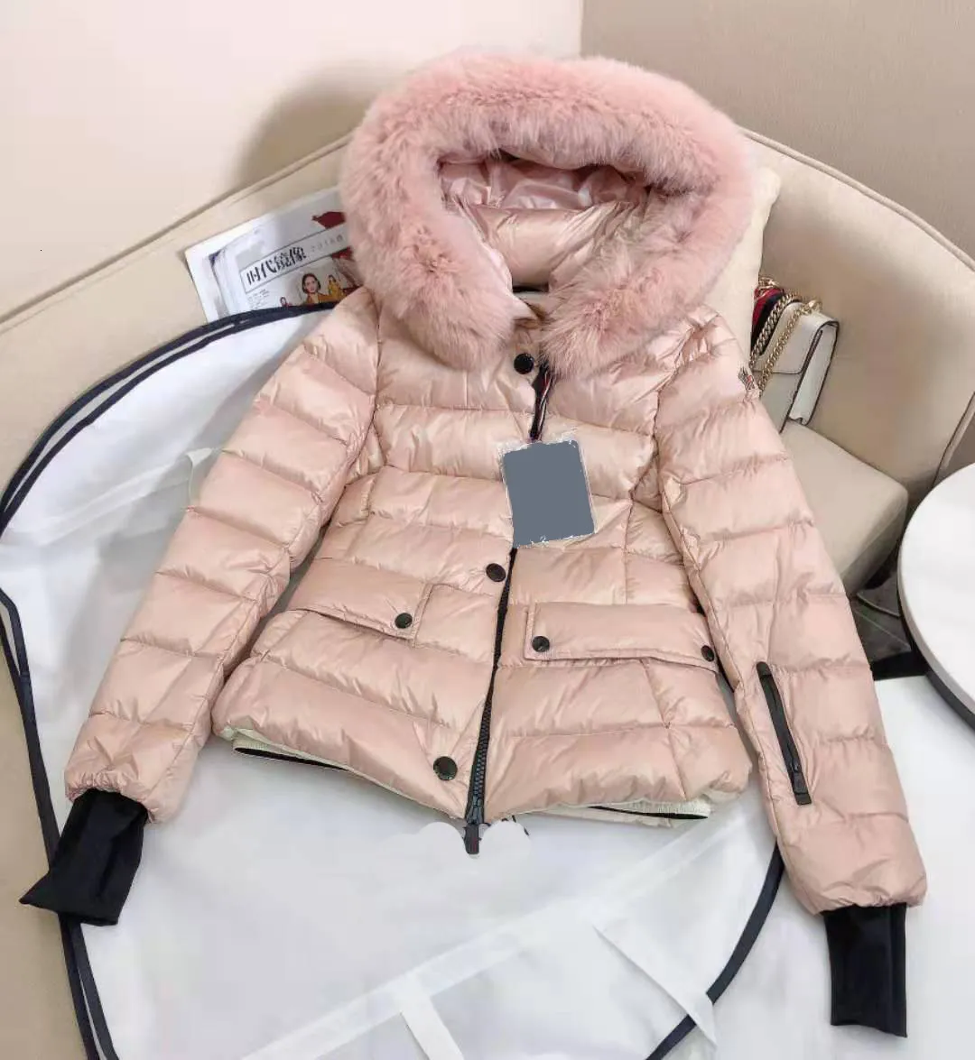 Womens Down Parkas Ladies Thickened Ski Jacket Short Winter Belt Show Thin White Down 221205 From 299 4 DHgate