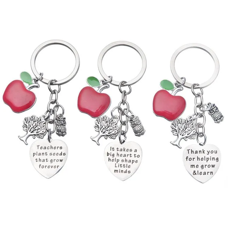 Stainless Steel key chain teacher party favor approval new teacher graduation season gift SN4254