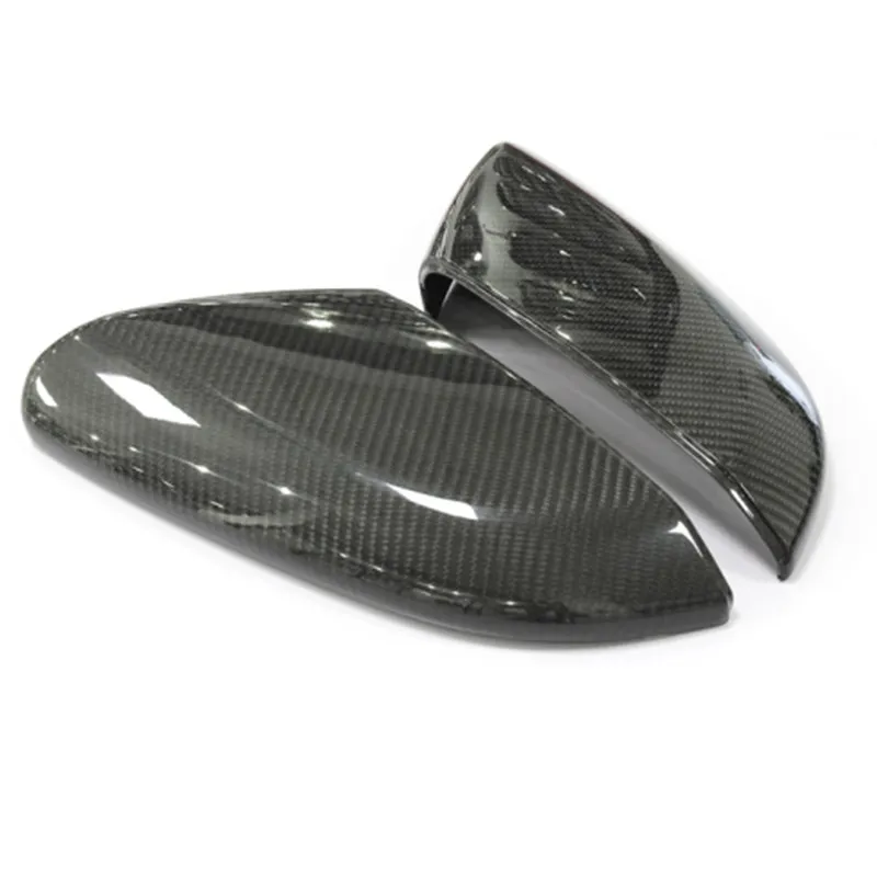 2pcs Replacement Carbon Fiber Rearview Side Mirror Cover Housing Caps For Honda 10 Generation Civic