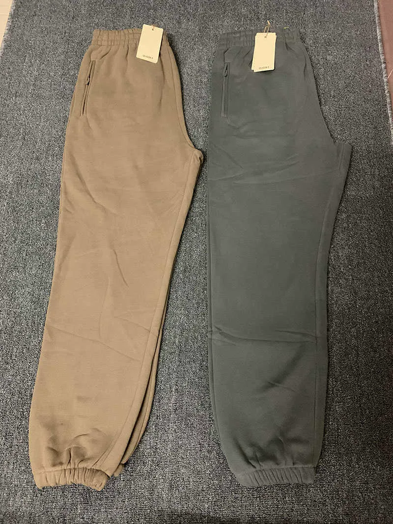 Pantaloni da uomo 2022 Stagione 6 Pantaloni Uomo Donna Hip Hop Autunno Inverno Solid Fleece Stagione 6 Tasca con cerniera Pantaloni sportivi Pantaloni T221205