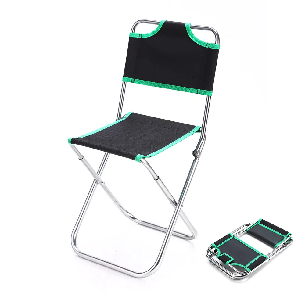 Meubles de camp de camping léger chaise de pêche de camping portable pliant sac à dos extérieur oxford tissu pliable de pique-nique piste de plage avec sac 221205