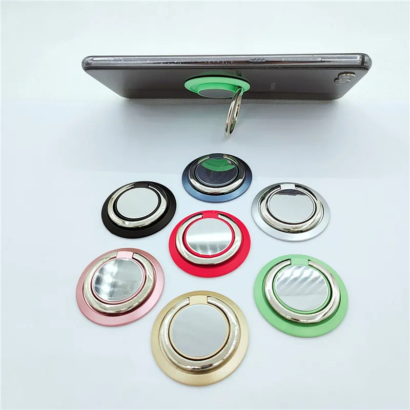 Anneau Support Magnétique Pour Téléphone - Rotation 360° - Aimant Puissant N55 - Adhésif 3M VHB - Compatible IPhone, Android