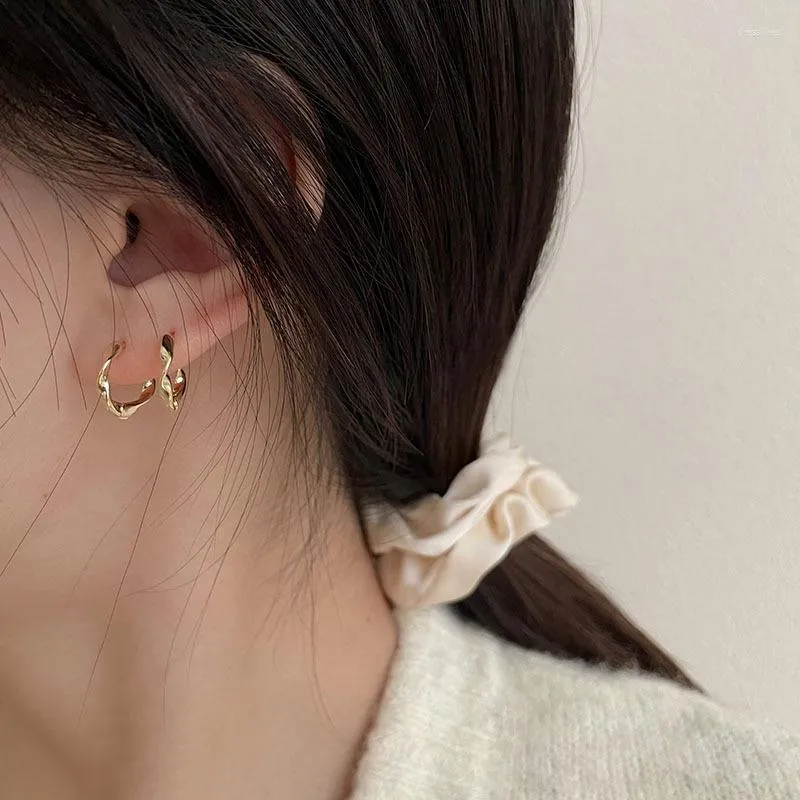 Hoop Ohrringe Vintage Silber Farbe Kleine Kreis Für Frauen Männer Mode Einfache Geometrische Ohrring Schmuck Party Geschenk 2022