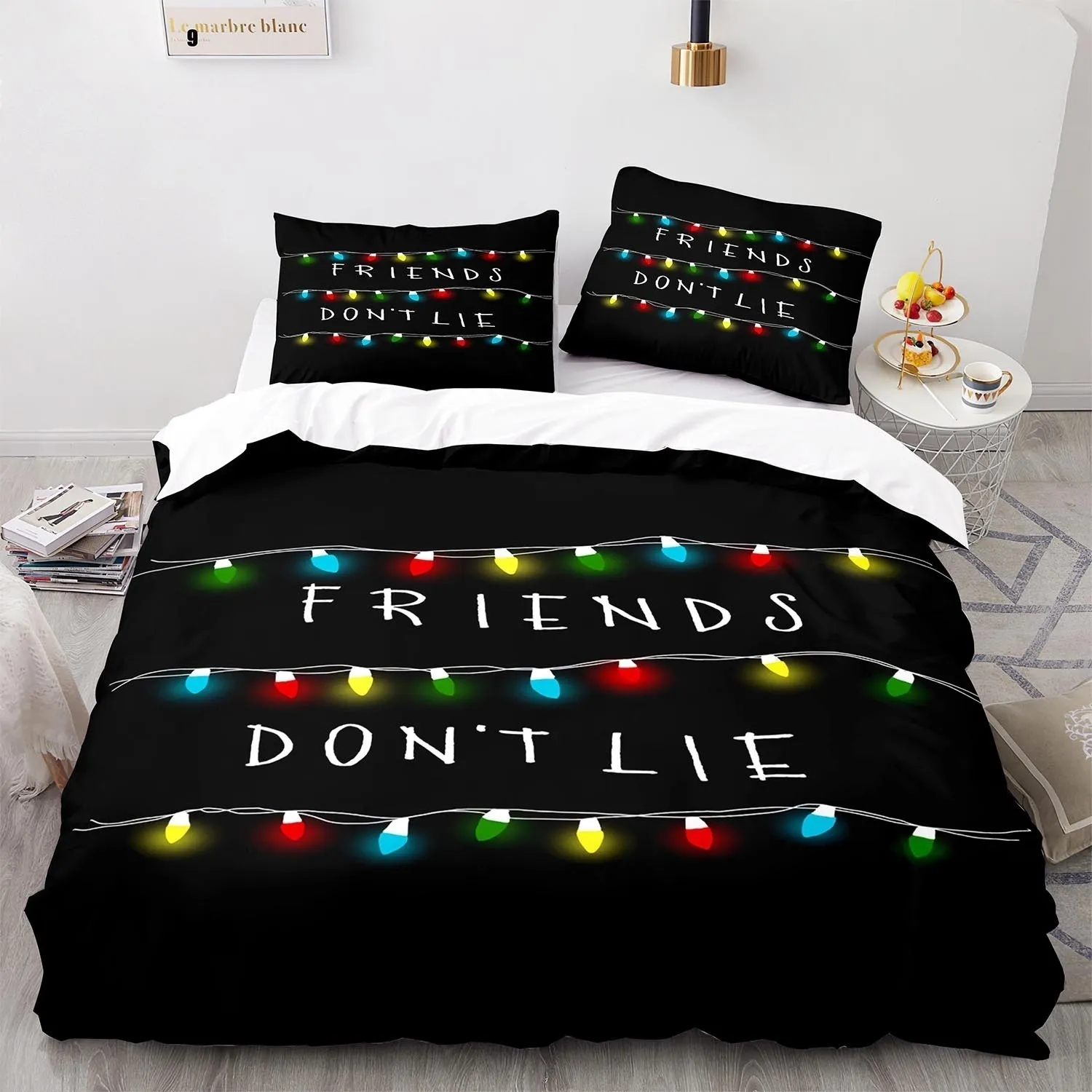 Bedding Define Stranger Things Sets Single Twin Full Queen King Size Linens Aldult Kid Set Room Duvet Capa 221205