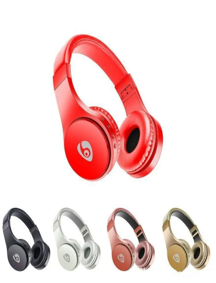 luxury designer S55 Wearing Headphones With Card FM Earphones Headmounted Foldable Headset For Smart Cell Phone Earphone Wireless3826931