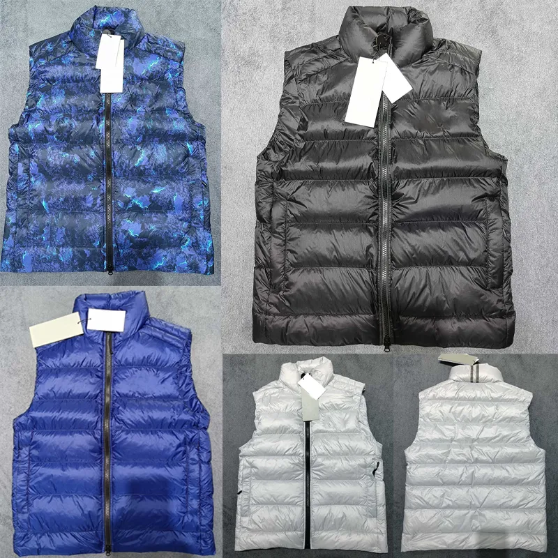 Mens White Duck Down Canada Gilet Outdoor Jackets Light and Thik 따뜻한 겨울 조끼 Goode Designer Gilets Vests Gose S-2XL