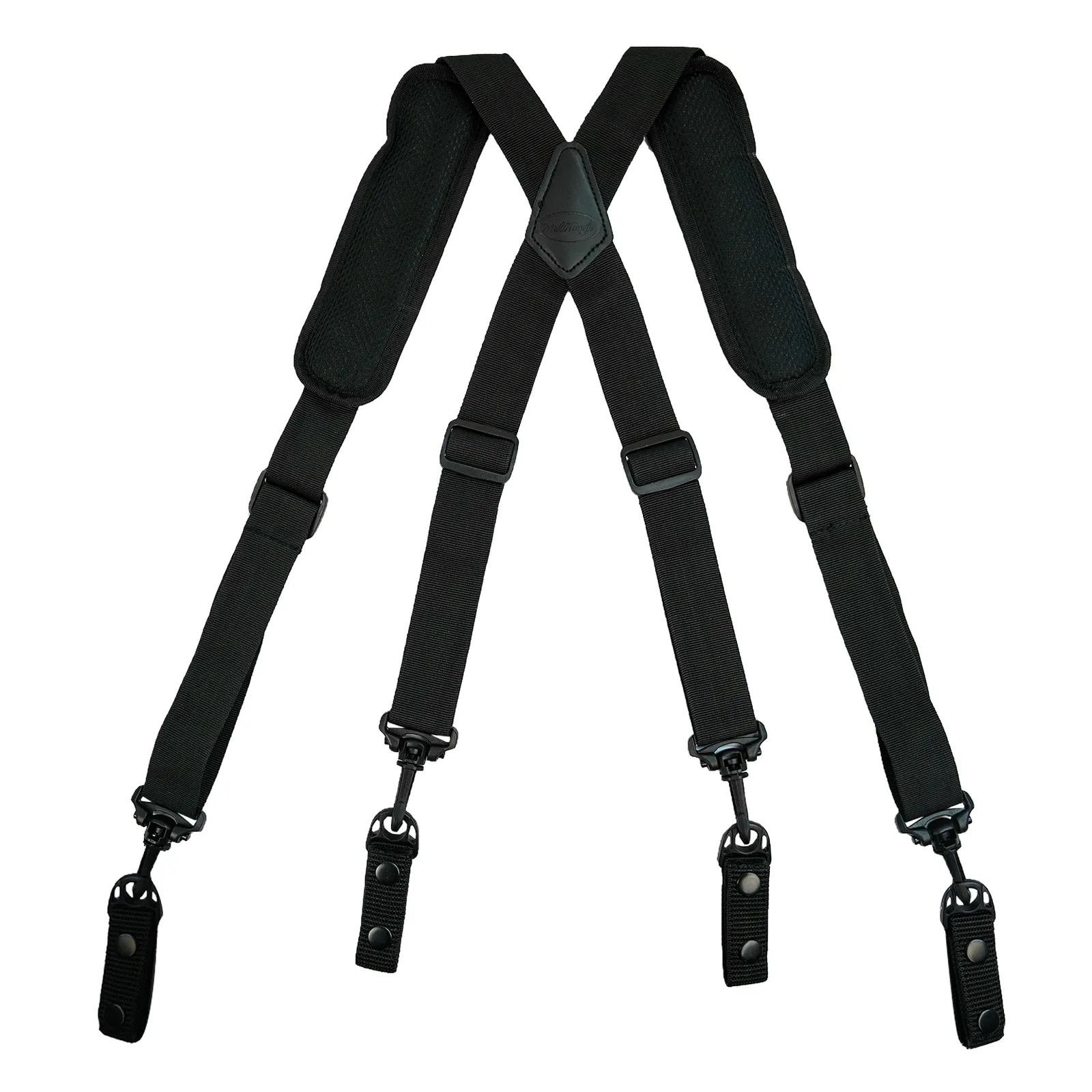 Buyless Fashion Suspenders For Men - 48" Elastic Adjustable Straps 1 1 4 X Back