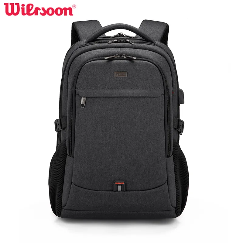 School Fashion Water Resistant Business Men Travel Notebook Laptop Backpack Bags 15.6 inch Male Mochila For Teen 221205