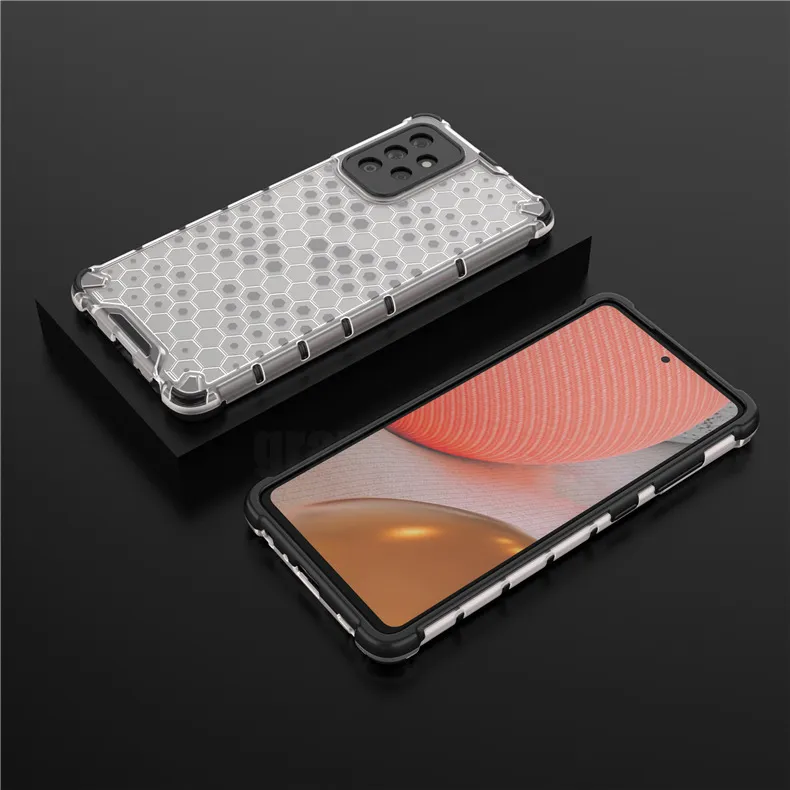 Phone Case For Samsung Galaxy S24 Ultra S23 Plus A05 A15 A25 A35 A55 A04  A14 A24 A34 A54 Honeycomb Shockproof Soft Cover Transparent Clear Hard  Defender Armor From 1,52 €