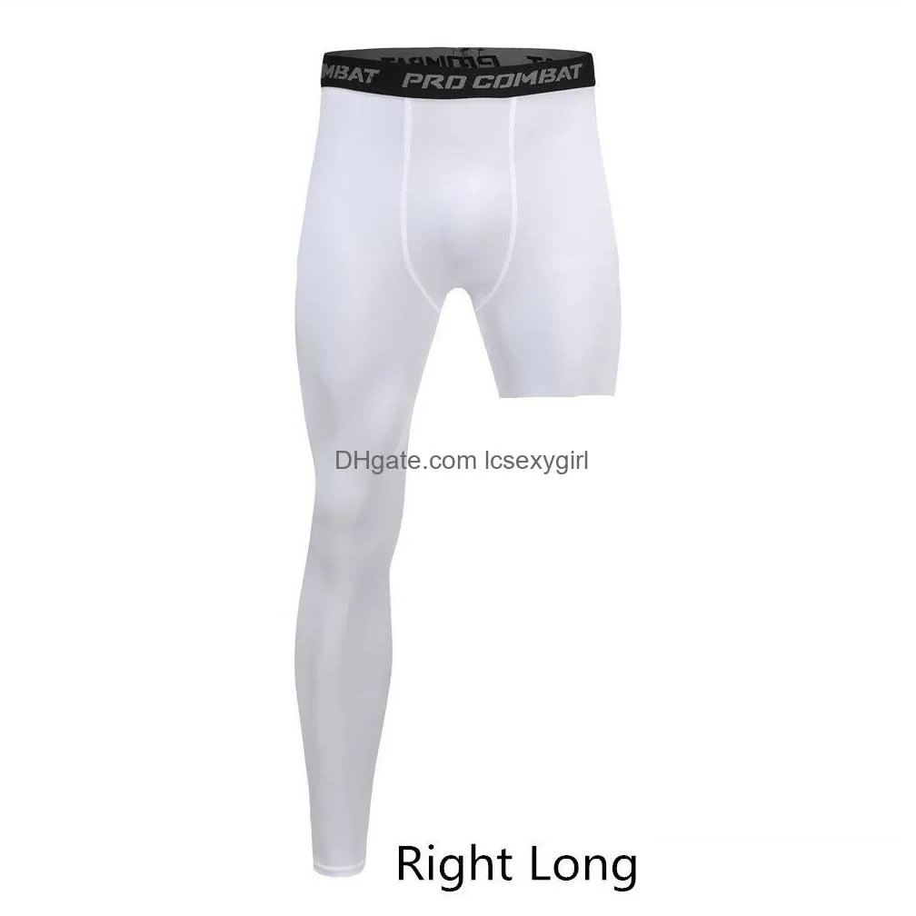 Base Layer Compression Mens Compression Leggings For Running Basketball Football Yoga Tight One Leg Exercise Trousers With Cropped Design From Lcsexygirl 8.77 DHgate.Com