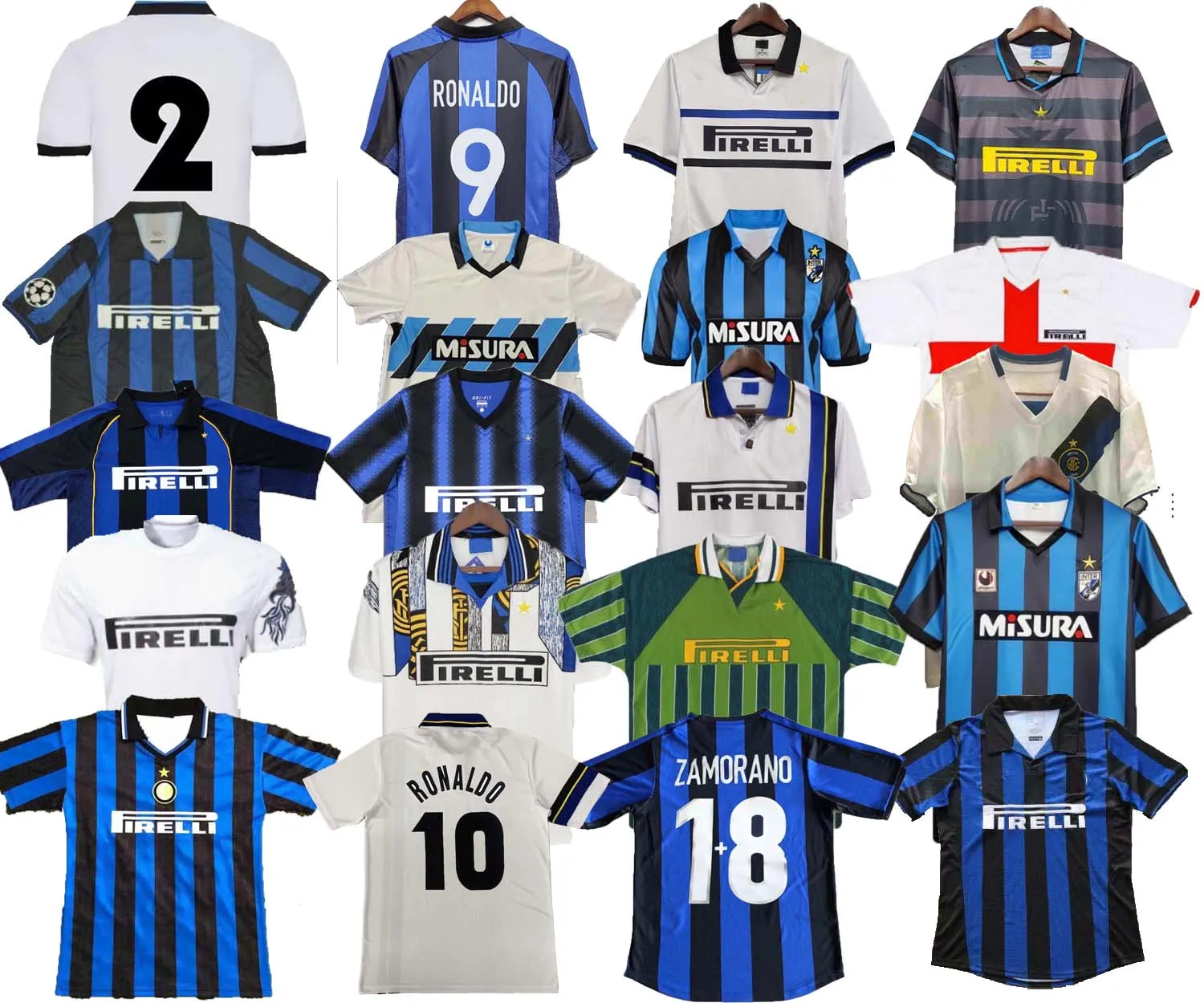 MILITO SNEIJDER ZANETTI Camisas de futebol retrô Eto'o Finais de futebol 2009 97 98 99 01 02 03 Djorkaeff Baggio ADRIANO MILAN 10 11 07 08 09 Inter BATISTUTA Zamorano