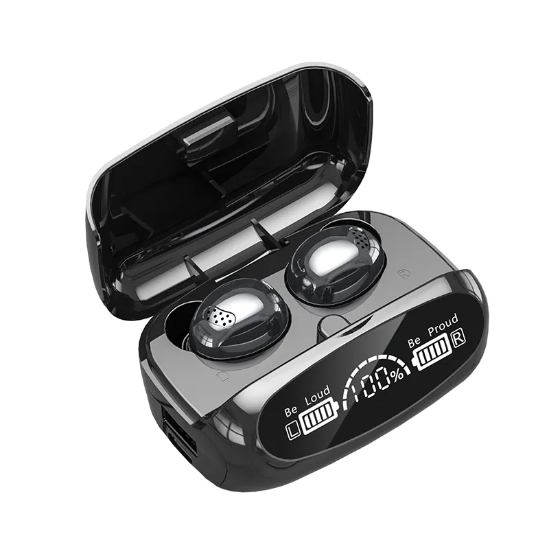 Hurtownia M32 bezprzewodowe słuchawki TWS EARBUDS Bluetooth 5.1 HD Call Noise Aniling Bank LED Digital Display Wodoodporny zestaw słuchawkowy gier sportowych