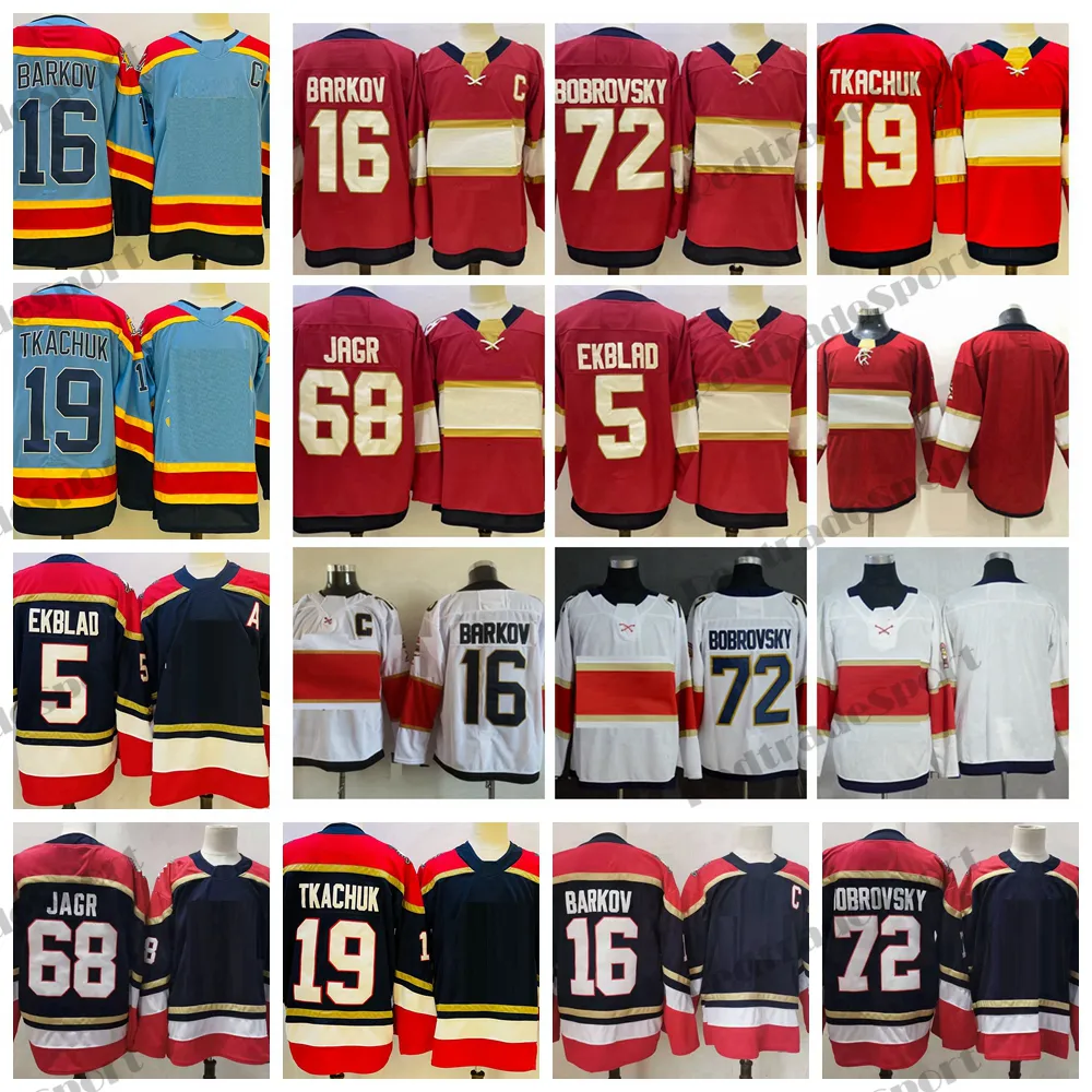 2022 REVER RETRO 16 Aleksander Barkov Hockey''nhl Jerseys 2.0 jasnoniebieski 5 Aaron Ekblad 72 Sergei Bobrovsky 68 Jaromir Jagr 19 Matthew Tkichuk