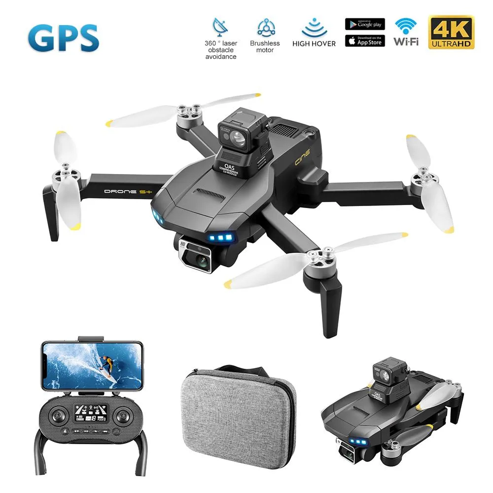 Y15 GPS RC DRONE 5G WiFi FPV 6K HD Kamera 360 Lazer Engel Kaçınma Fırçasız Motor Otomatik olarak RC Quadcopter Drones RTF S Plus