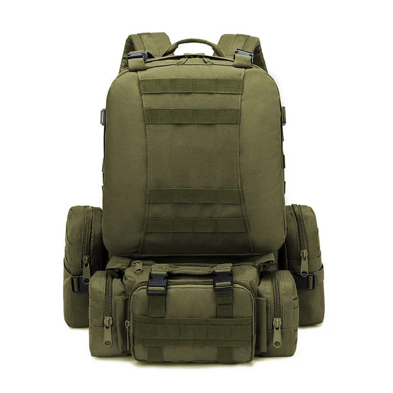 Школа 50L Мужские военные 4 в 1 молле Спортивная тактическая сумка на открытом воздухе для походов Армита